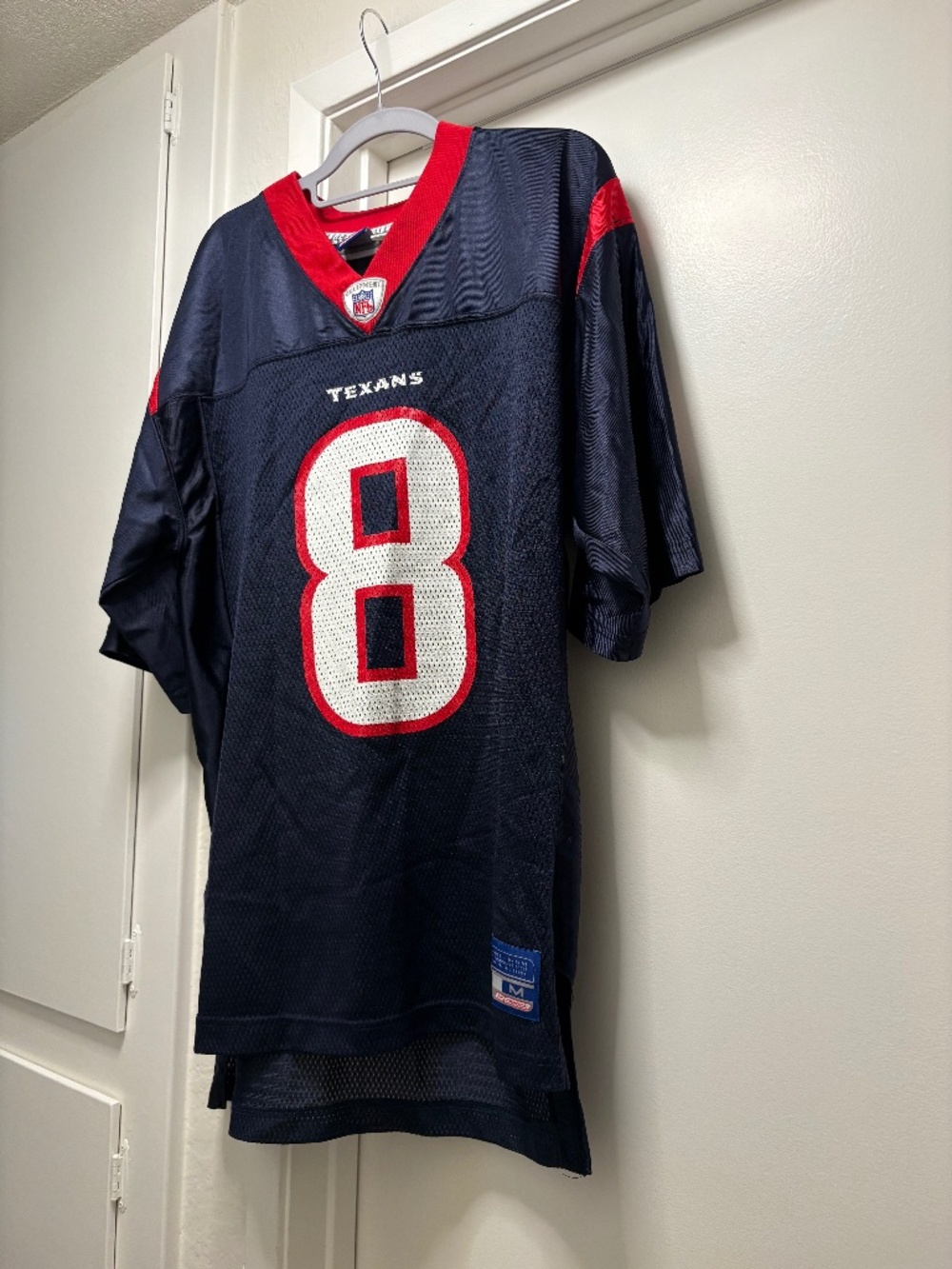NFL Houston Texans David Carr #8 jersey - size medium